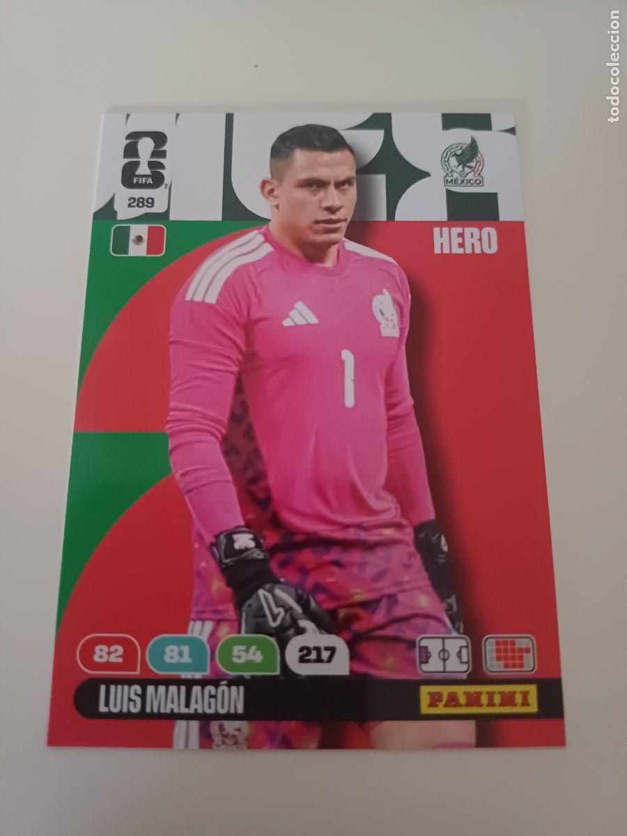 Cartes &agrave; collectionner de Football: 289 - MEX04 - Luis Malag&oacute;n / Mexico