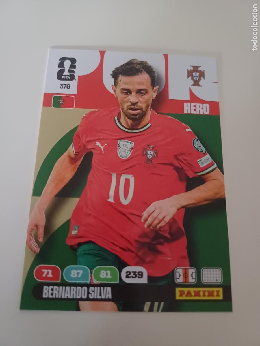 Cartes &agrave; collectionner de Football: 376 - POR07 - Bernardo Silva / Portugal