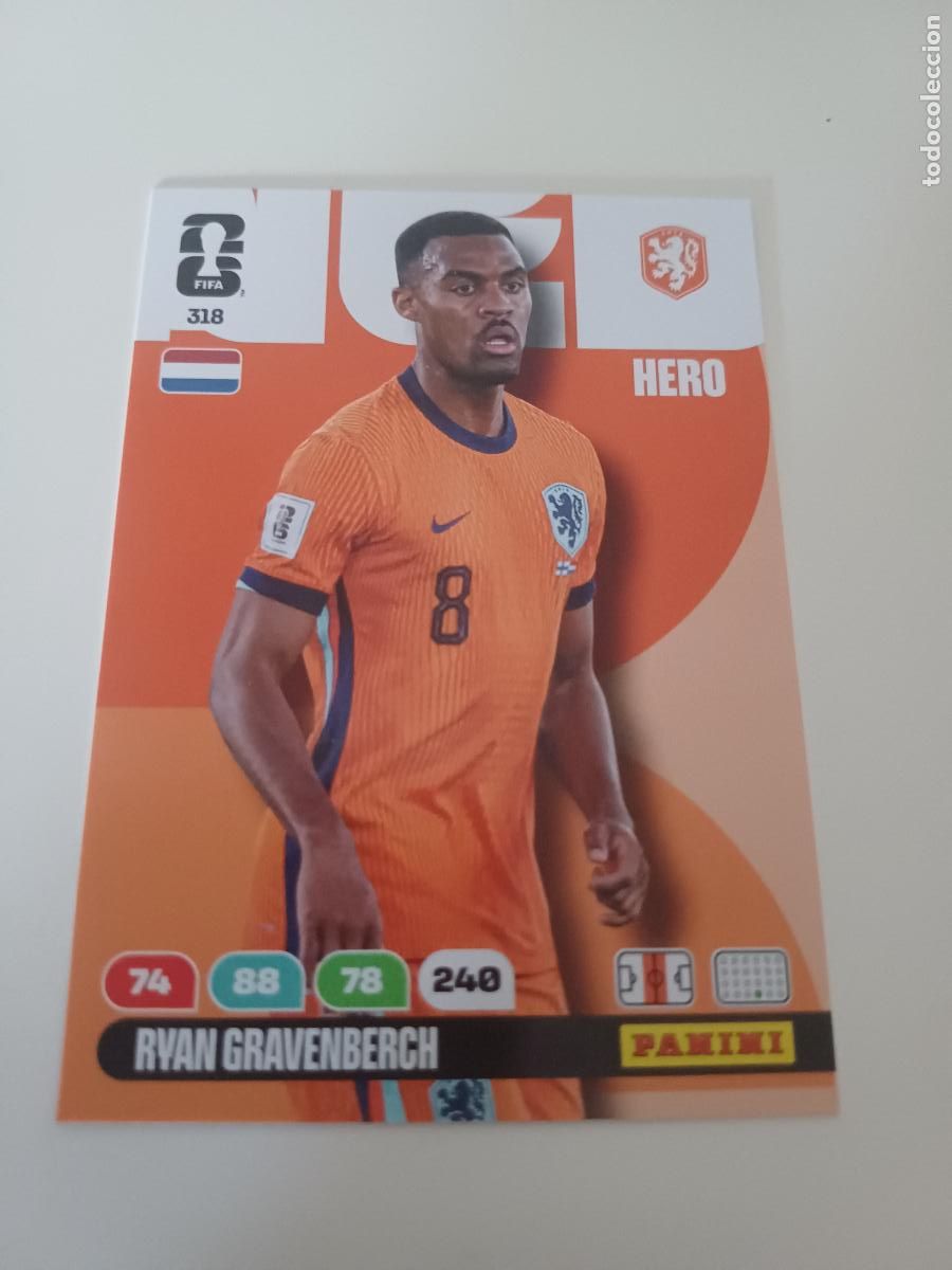 Football Stickers: 318 - NED09 - Ryan Gravenberch / Netherlands