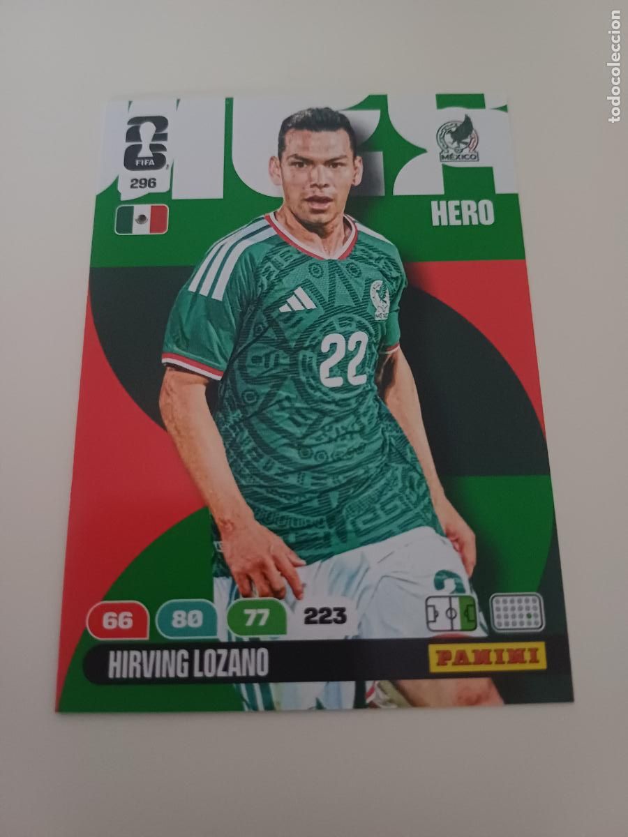 Football Stickers: 296 - MEX11 - Hirving Lozano / Mexico