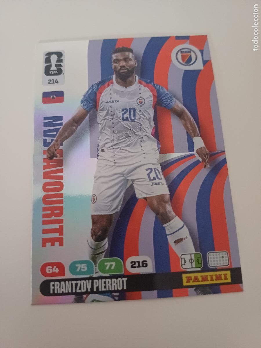 Football Stickers: 214 - HAI01 - Frantzdy Pierrot / Haiti