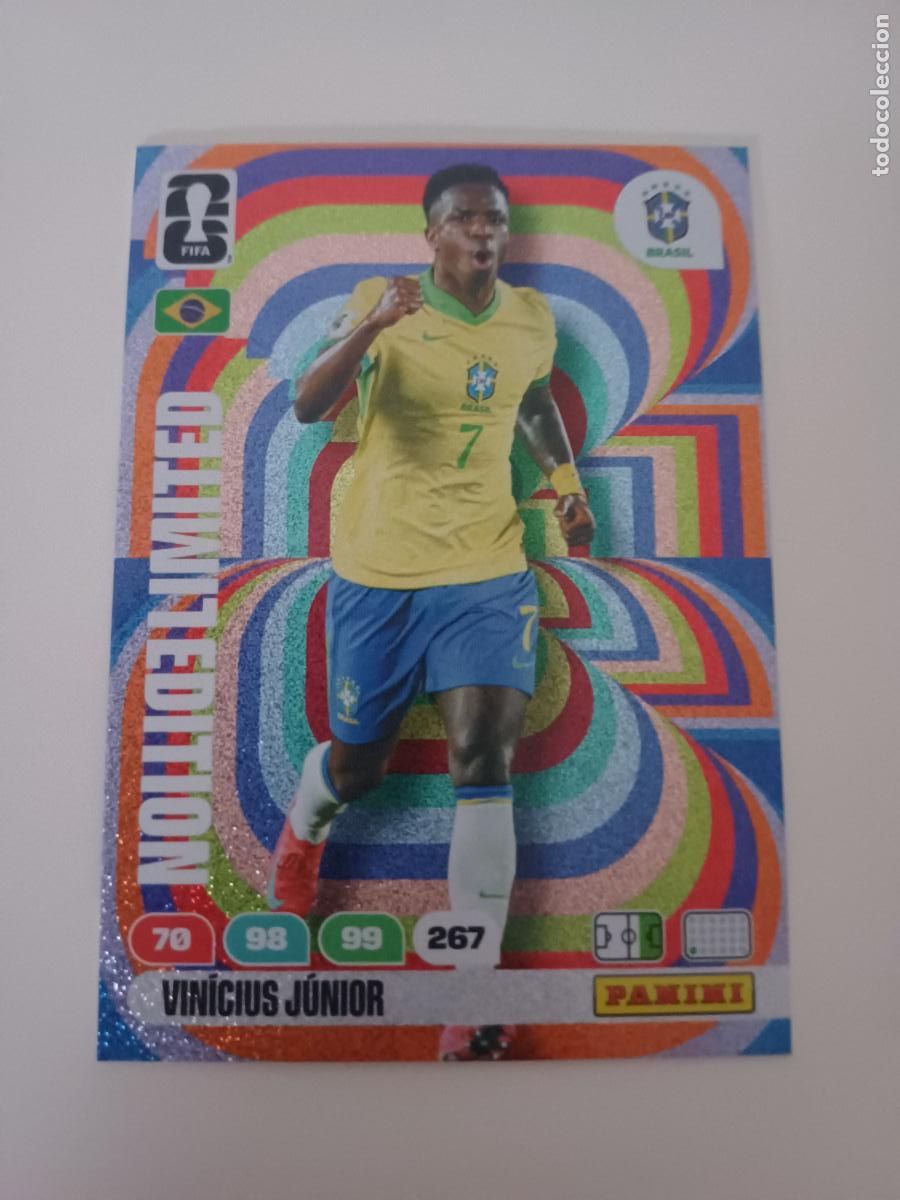 Football Stickers: EL BRA Vinicius Junior