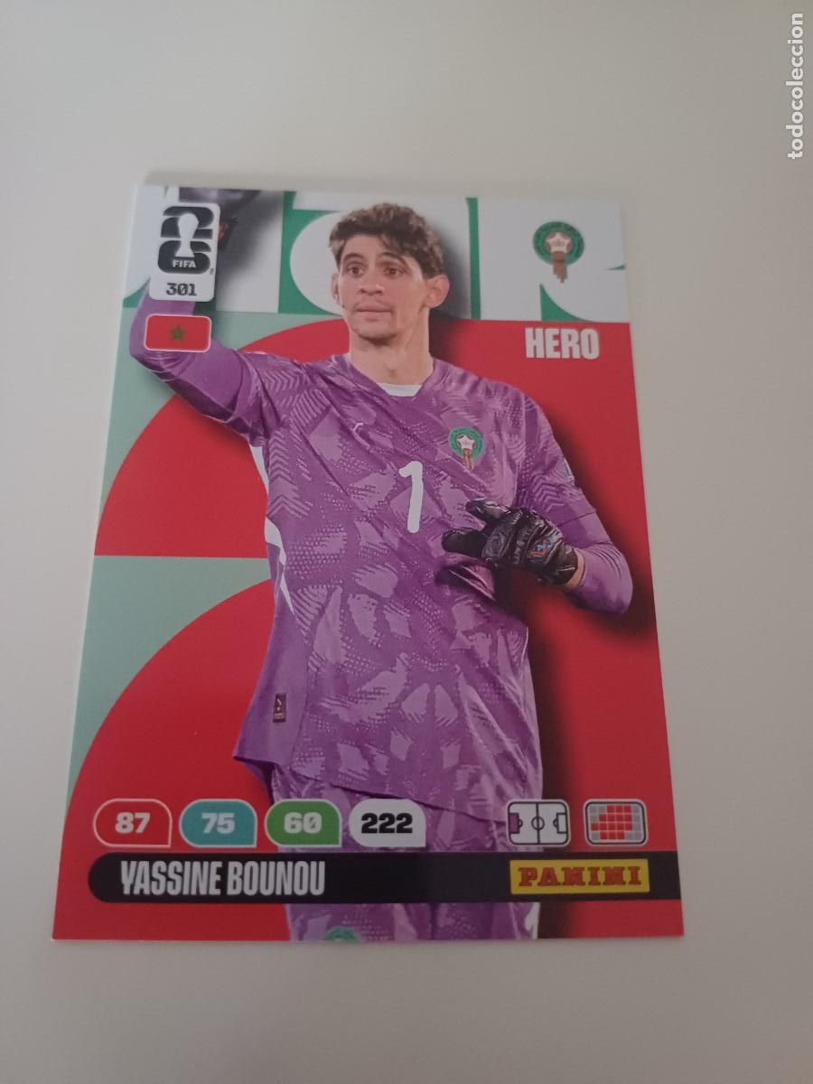 Football Stickers: 301 - MAR04 - Yassine Bounou / Morocco