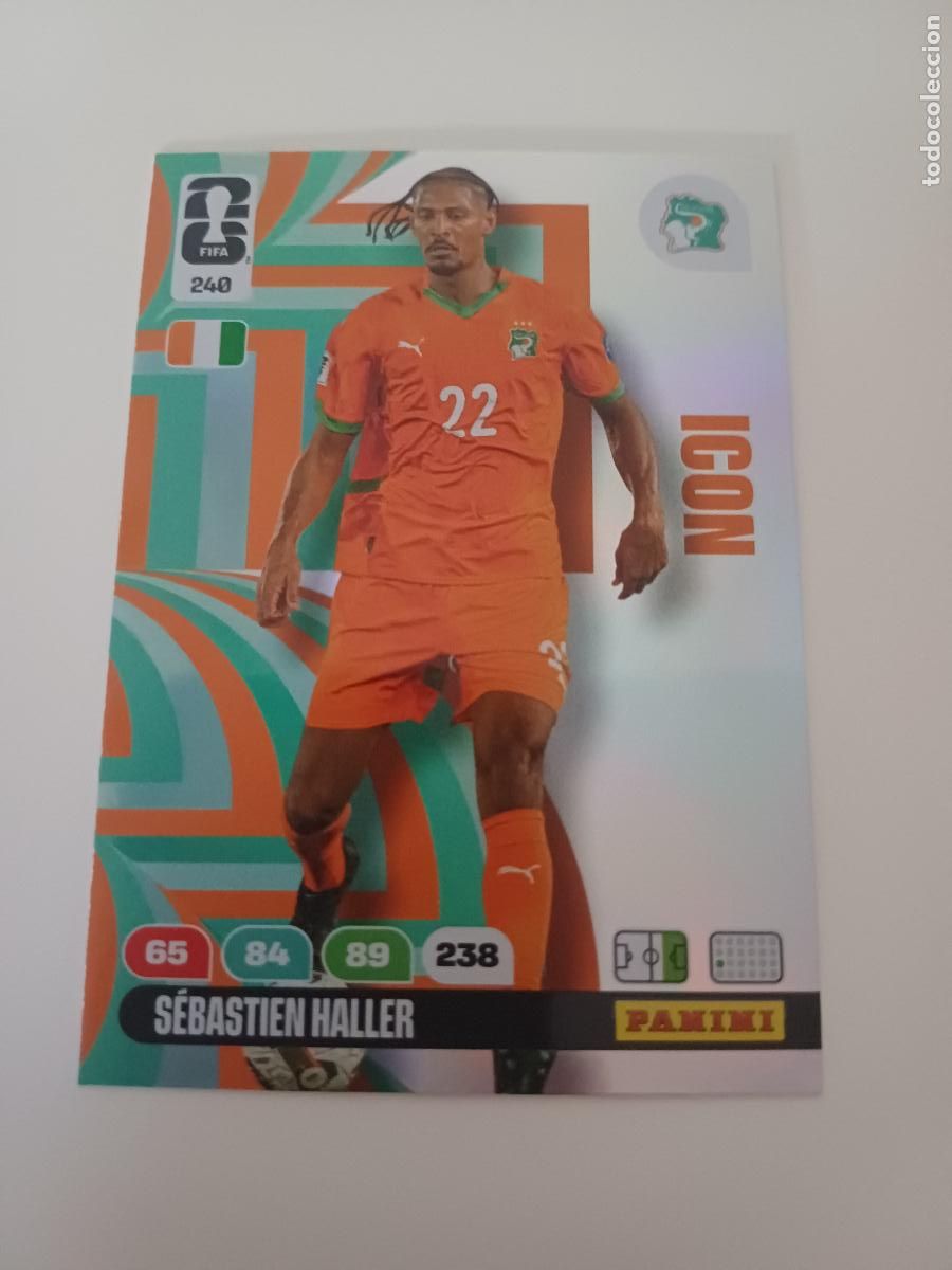 Football Stickers: 240 - CIV03 - S&eacute;bastien Haller / Ivory Coast