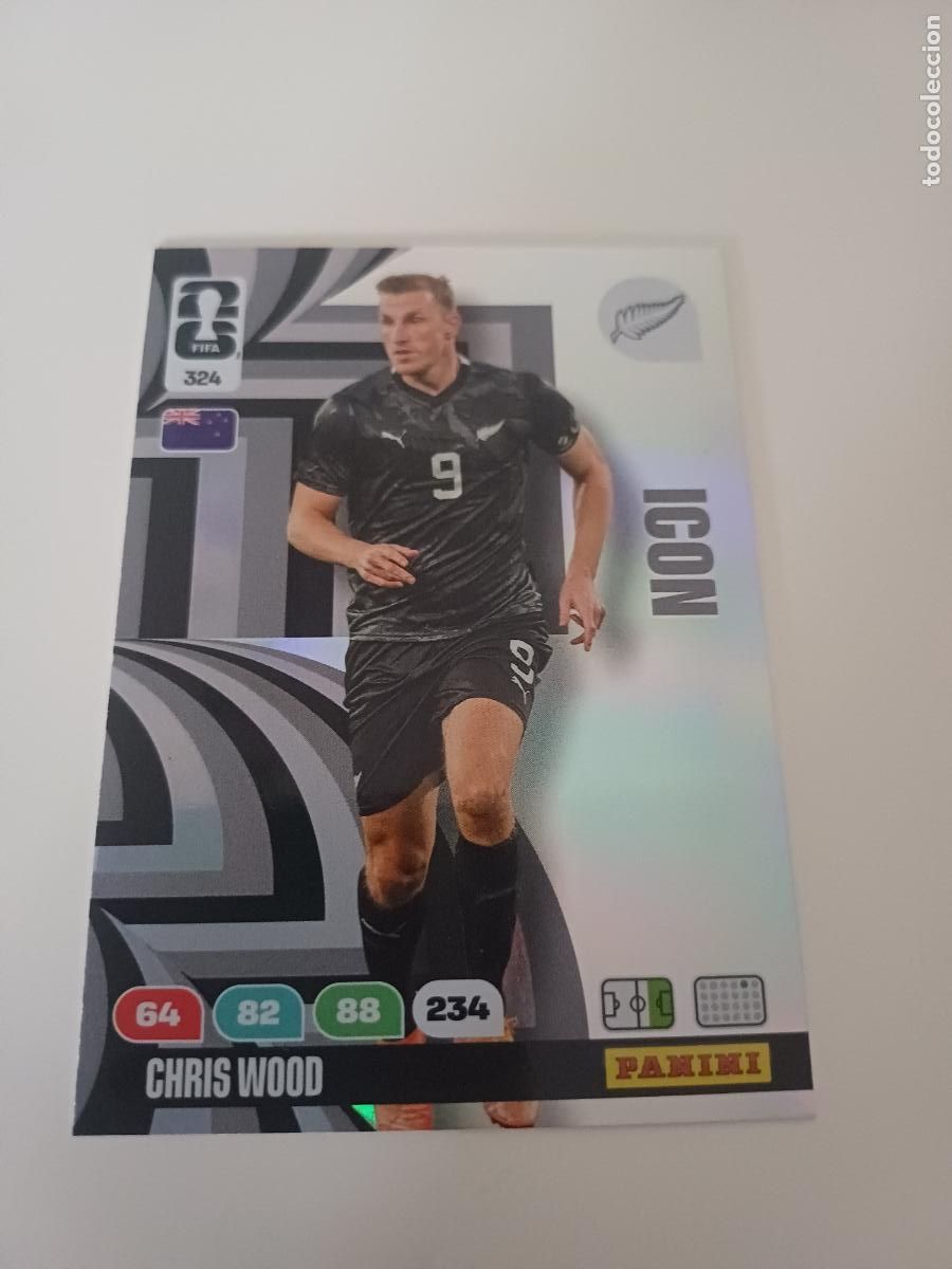 Football Stickers: 324 - NZL03 - Chris Wood / New Zealand