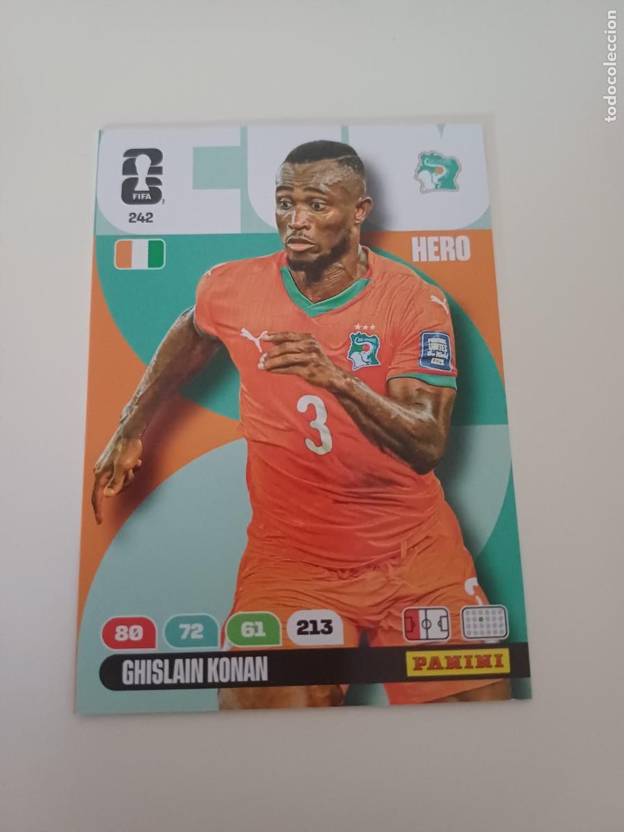 Football Stickers: 242 - CIV05 - Ghislain Konan / Ivory Coast
