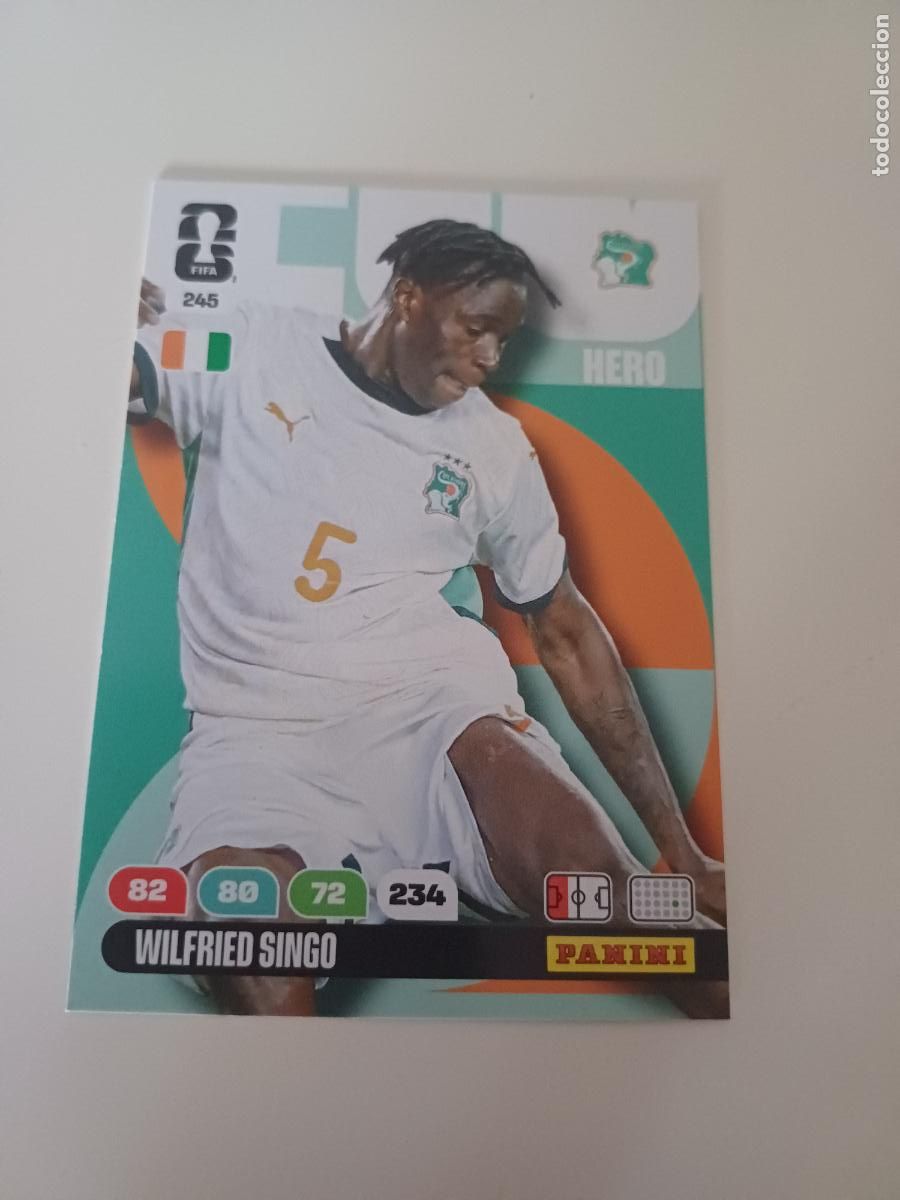 Football Stickers: 245 - CIV08 - Wilfried Singo / Ivory Coast