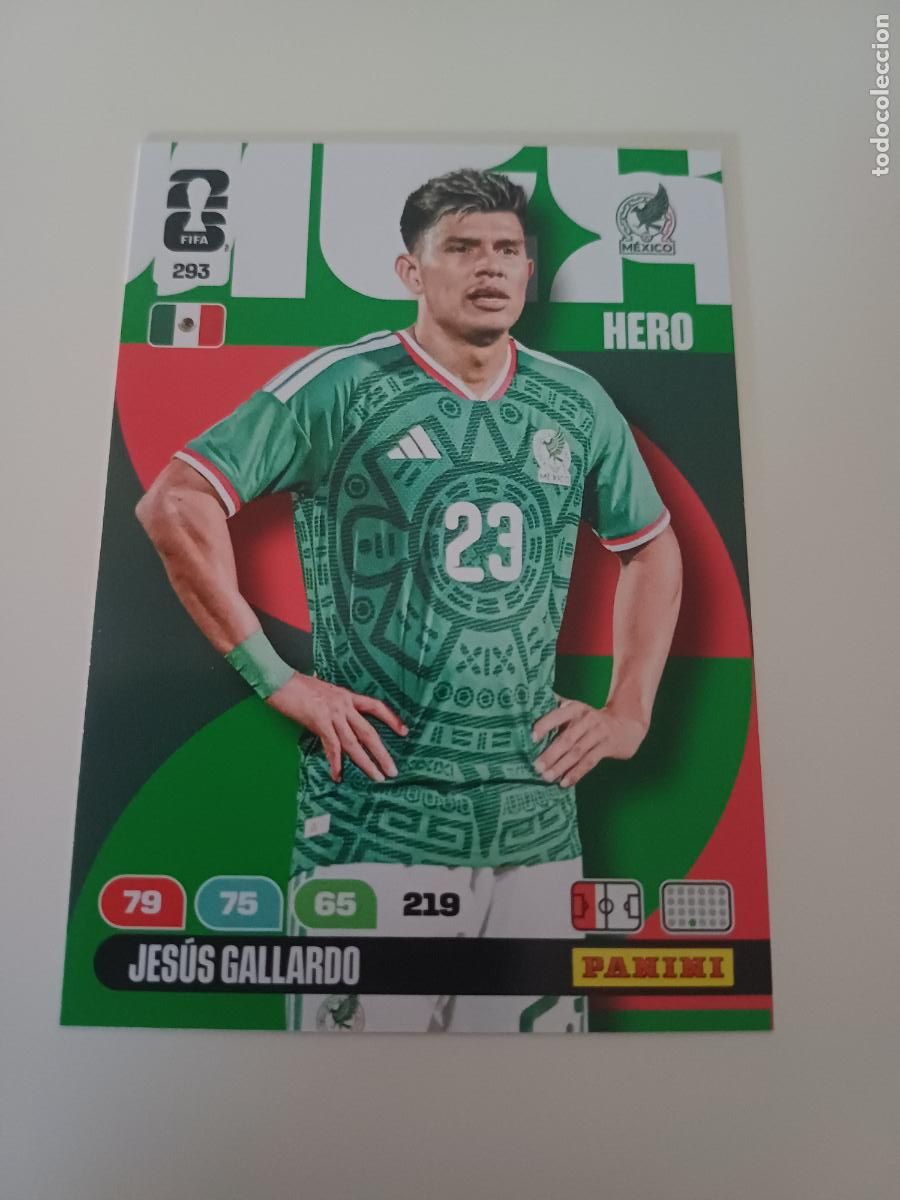 Cromos de Futebol: 293 - MEX08 - Jes&uacute;s Gallardo / Mexico