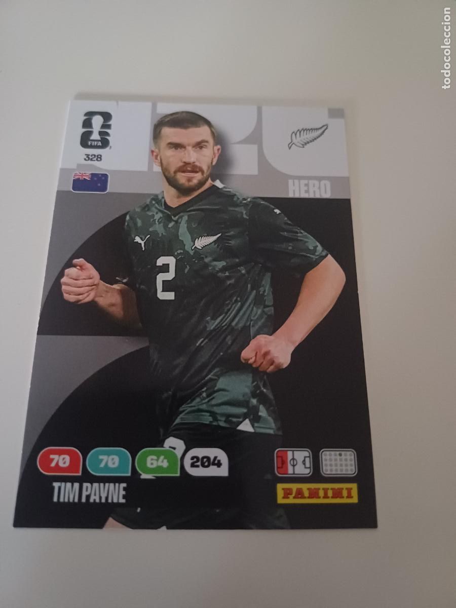 Cromos de Futebol: 328 - NZL07 - Tim Payne / New Zealand
