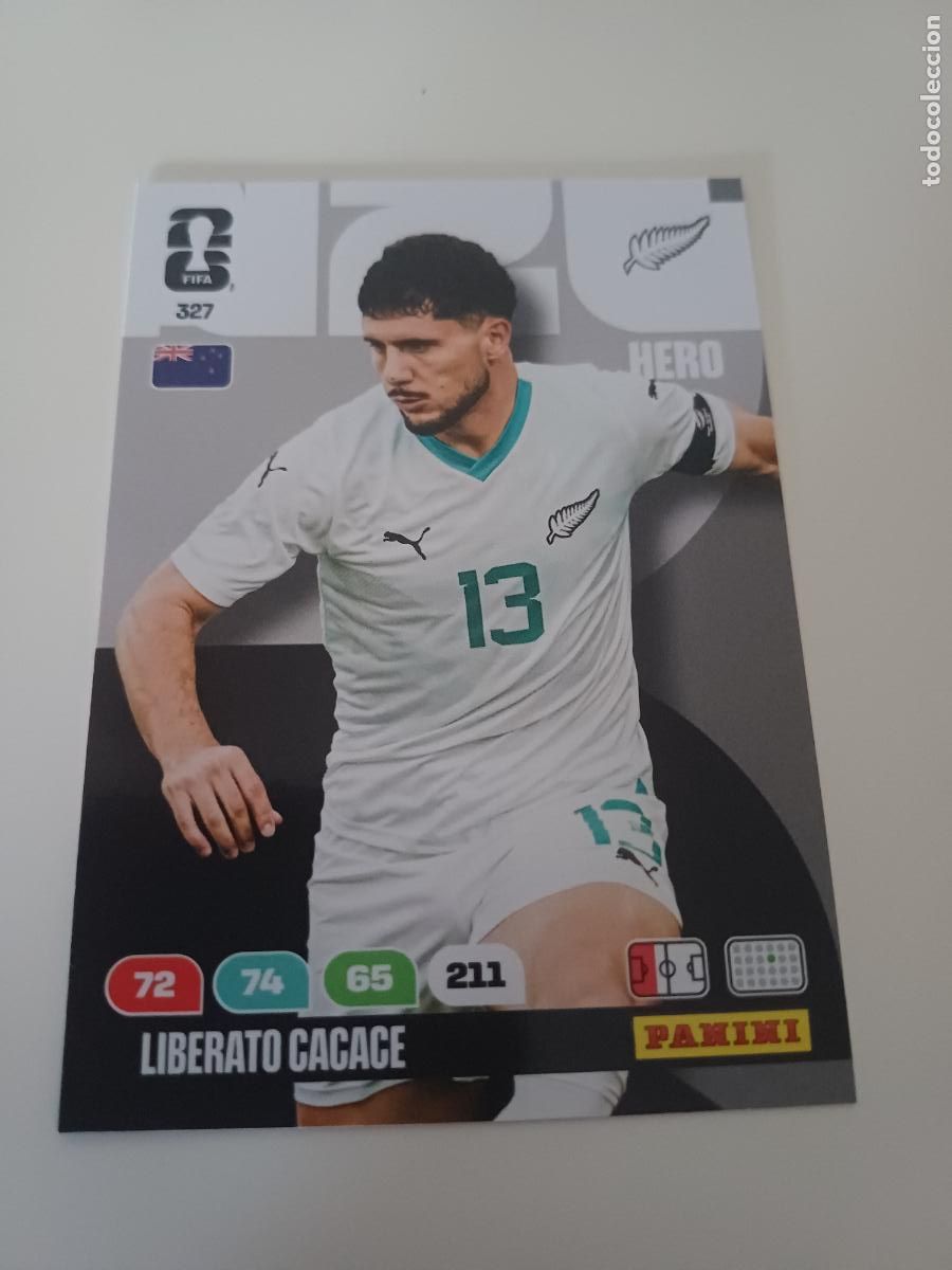 Cromos de Futebol: 327 - NZL06 - Liberato Cacace / New Zealand
