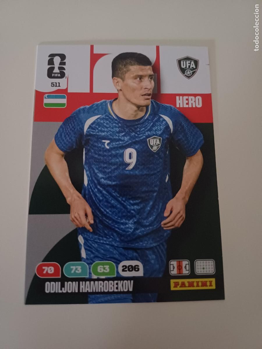 Cromos de Futebol: 511 - UZB10 - Odiljon Hamrobekov / Uzbekistan