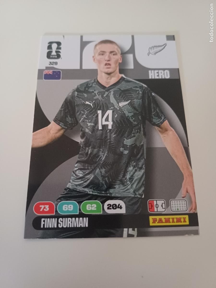 Cromos de Futebol: 329 - NZL08 - Finn Surman / New Zealand