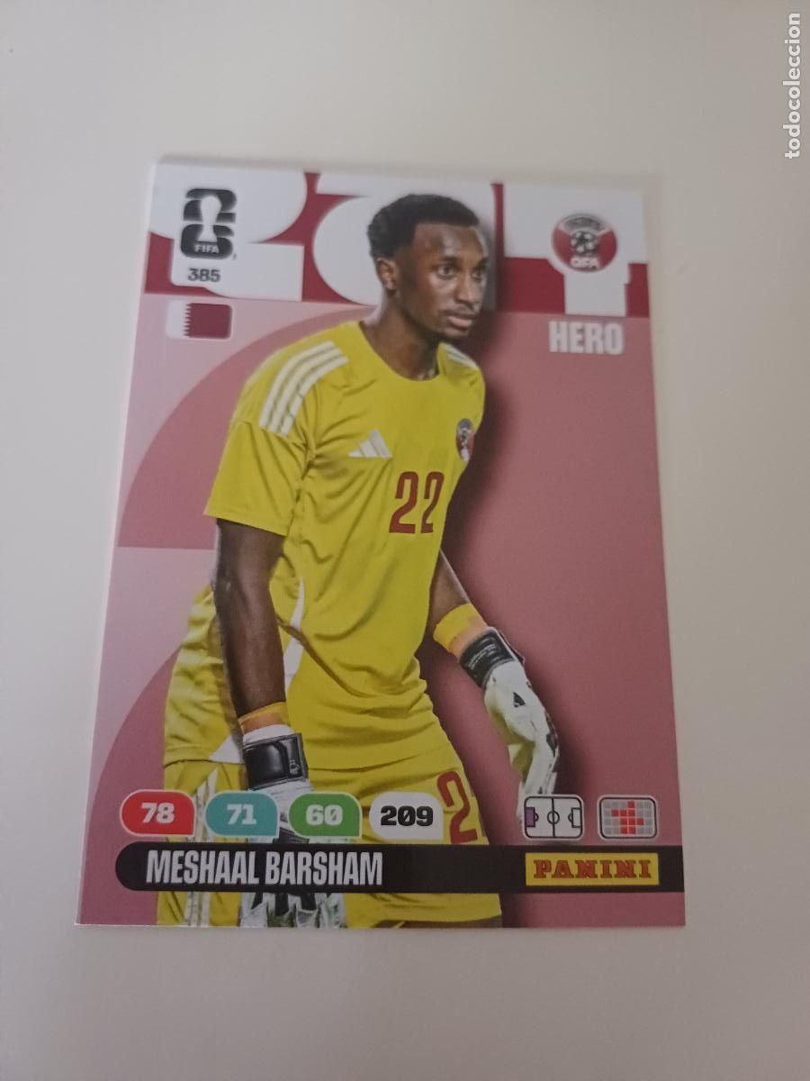 Cromos de Futebol: 385 - QAT04 - Meshaal Barsham / Qatar