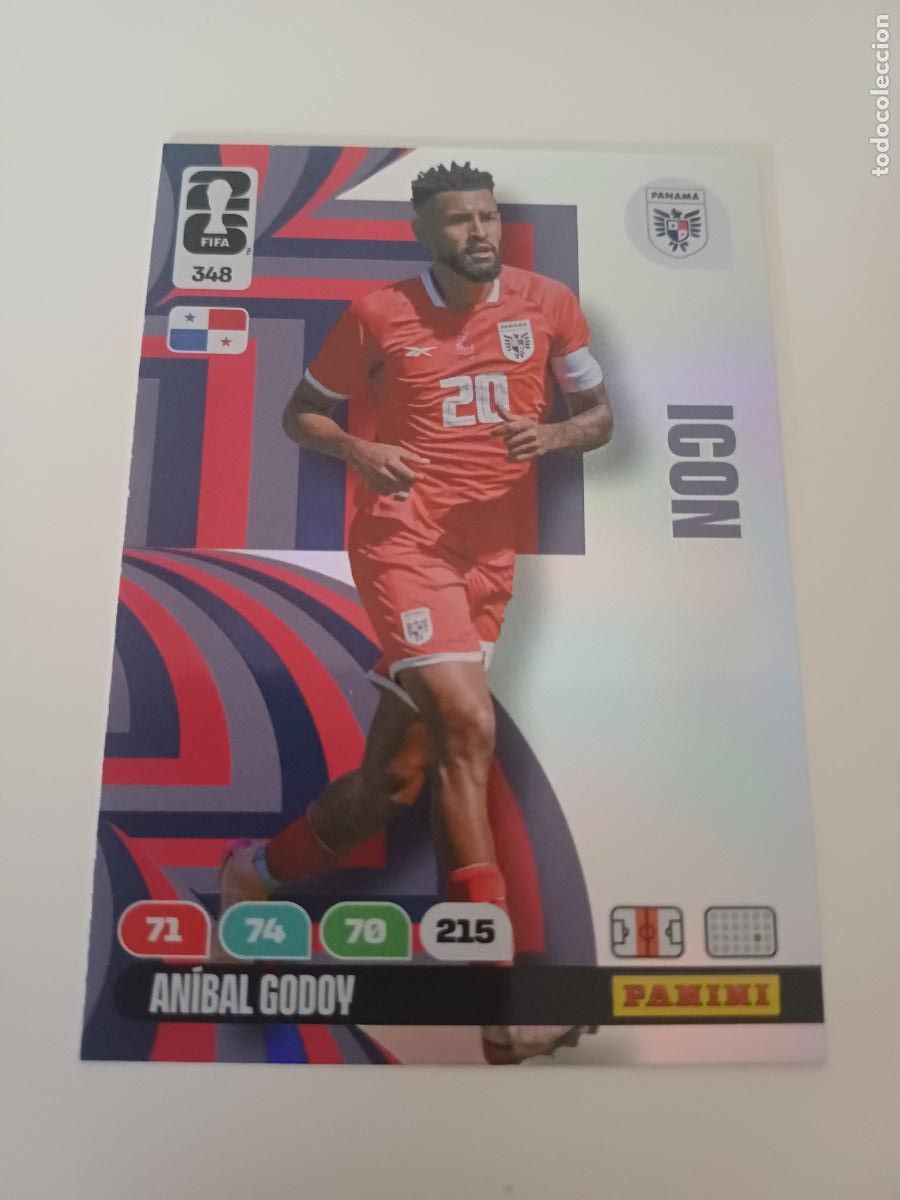 Cromos de Futebol: 348 - PAN03 - An&iacute;bal Godoy / Panama