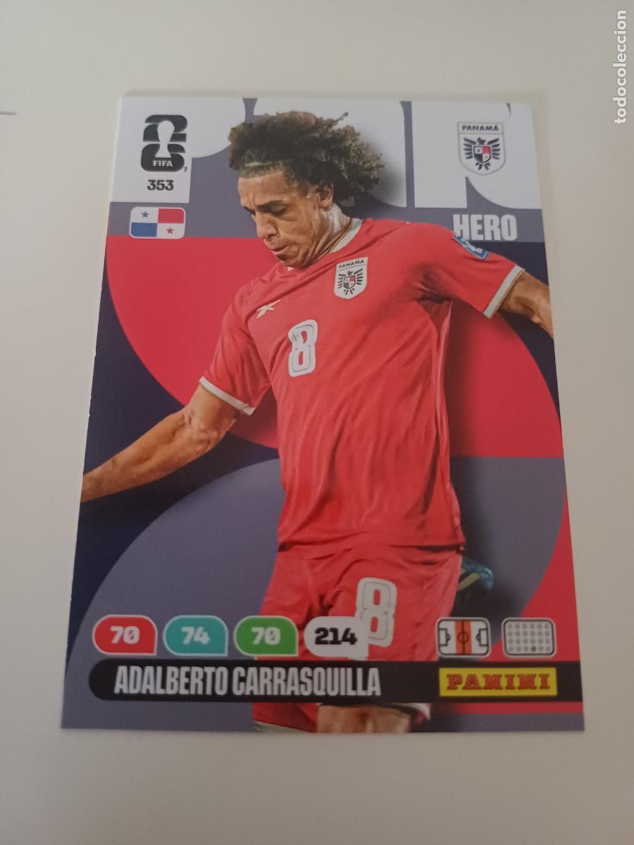 Cromos de Futebol: 353 - PAN08 - Adalberto Carrasquilla / Panama