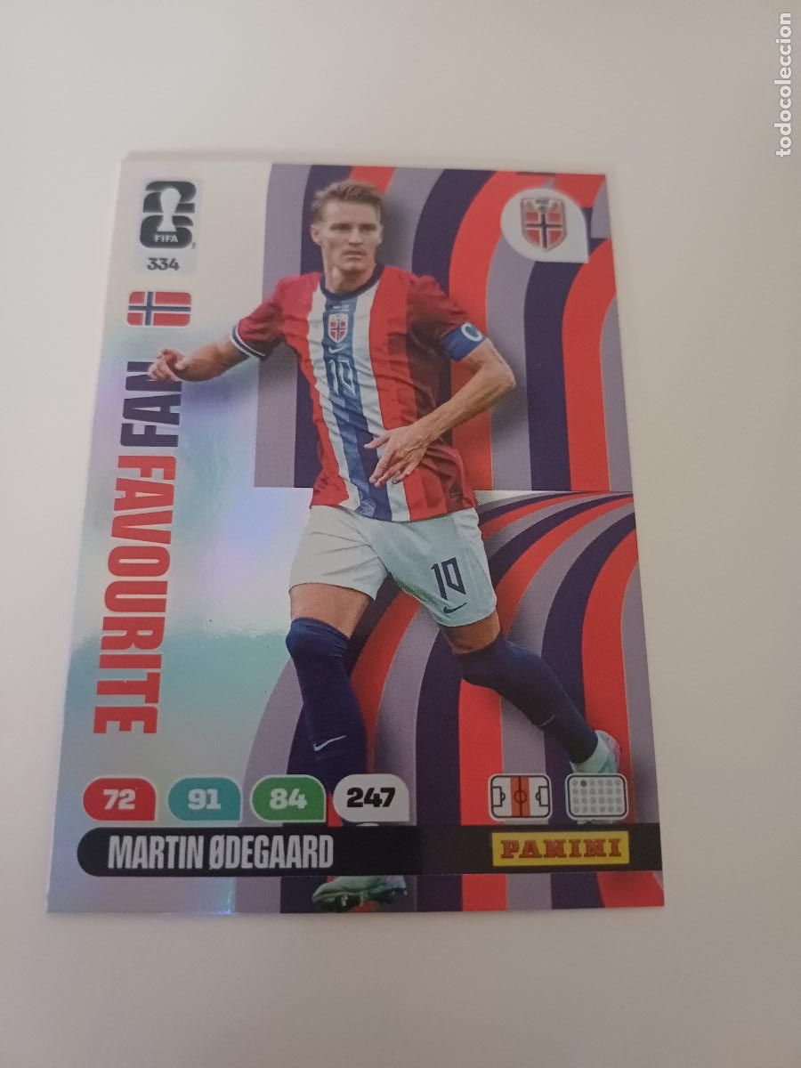 Cromos de Futebol: 334 - NOR01 - Martin &Oslash;degaard / Norway