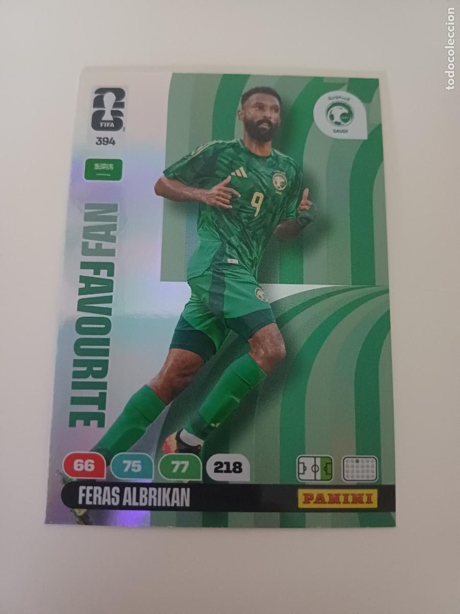 Cromos de Futebol: 394 - KSA01 - Feras Albrikan / Saudi Arabia