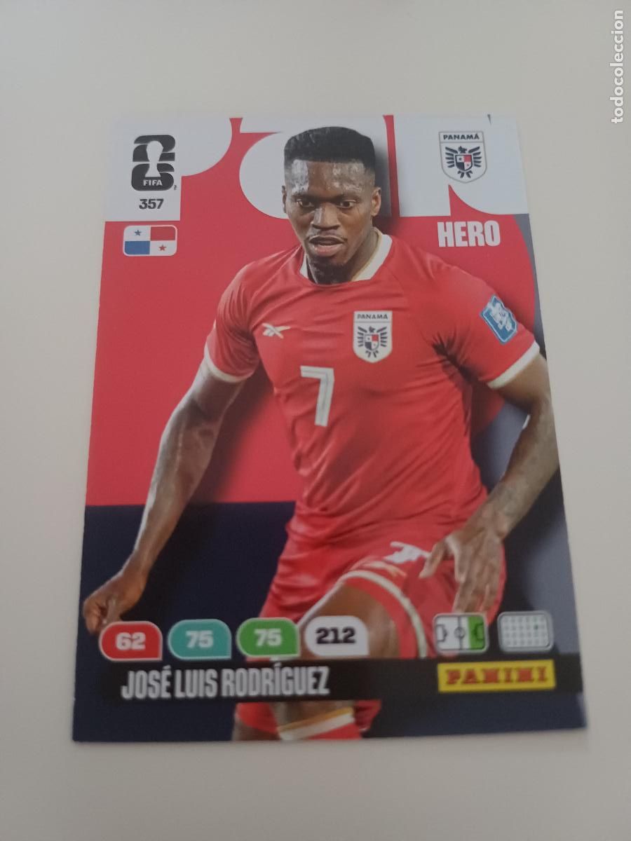 Cromos de Futebol: 357 - PAN12 - Jos&eacute; Luis Rodr&iacute;guez / Panama