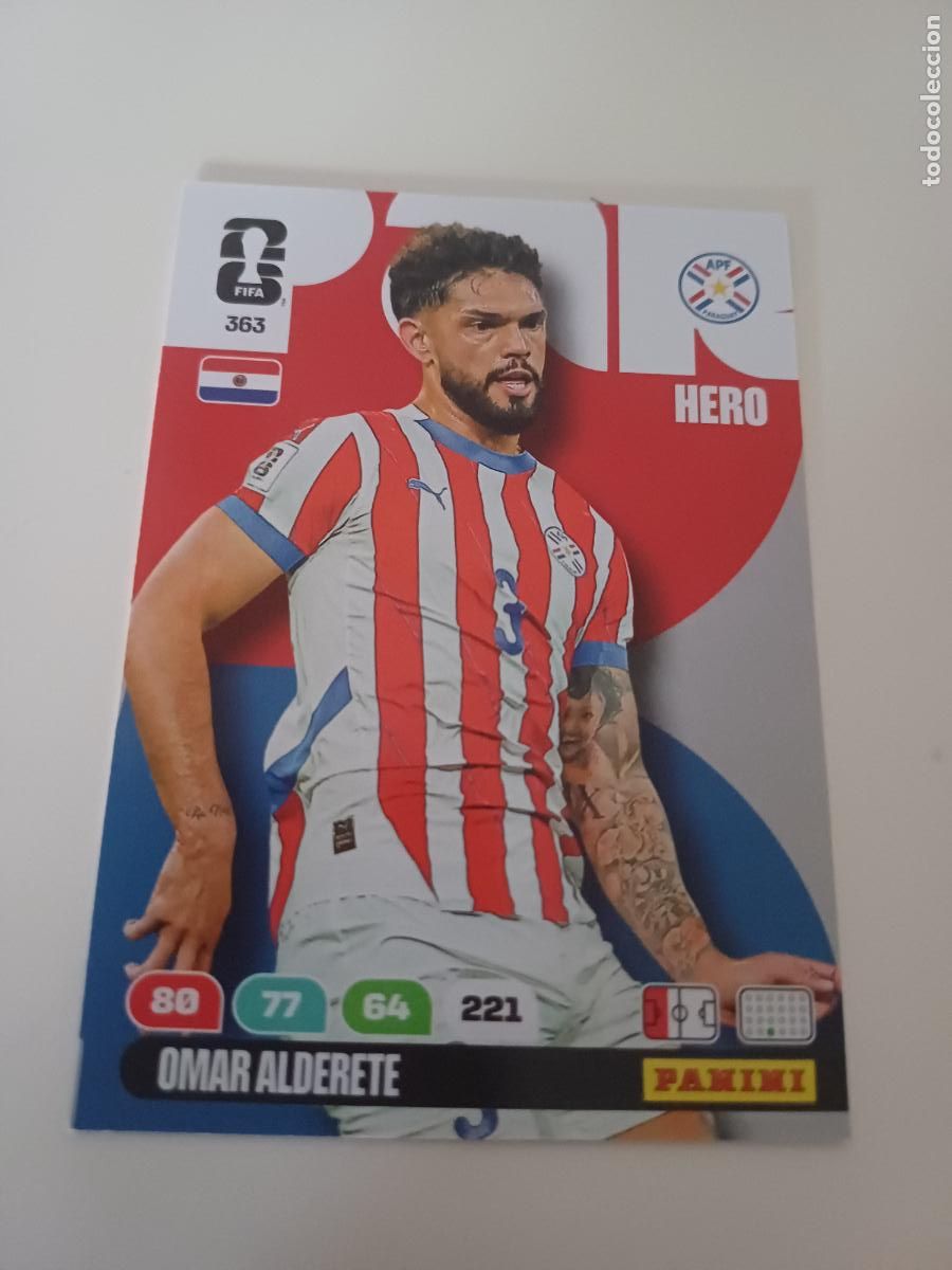 Cromos de Futebol: 363 - PAR06 - Omar Alderete / Paraguay