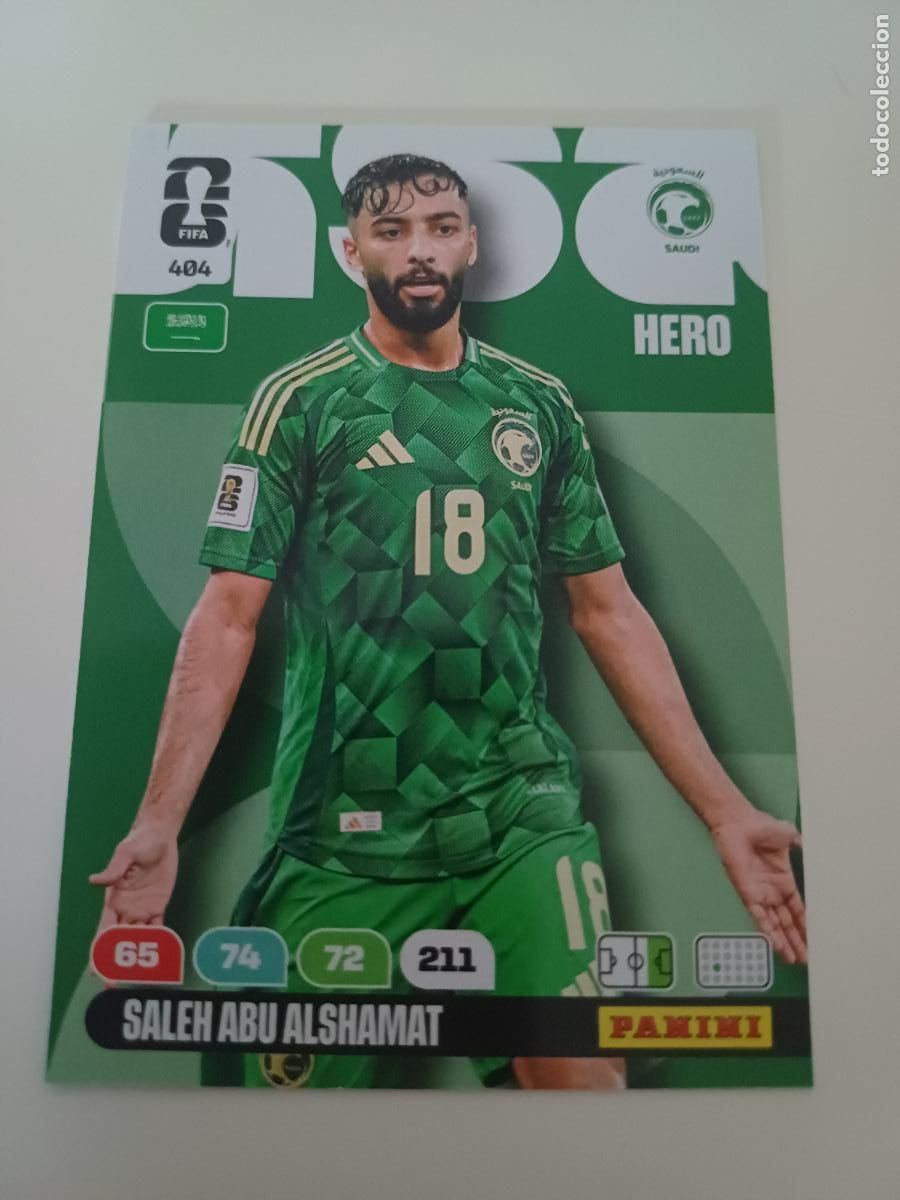Cromos de Futebol: 404 - KSA11 - Saleh Abu Alshamat / Saudi Arabia