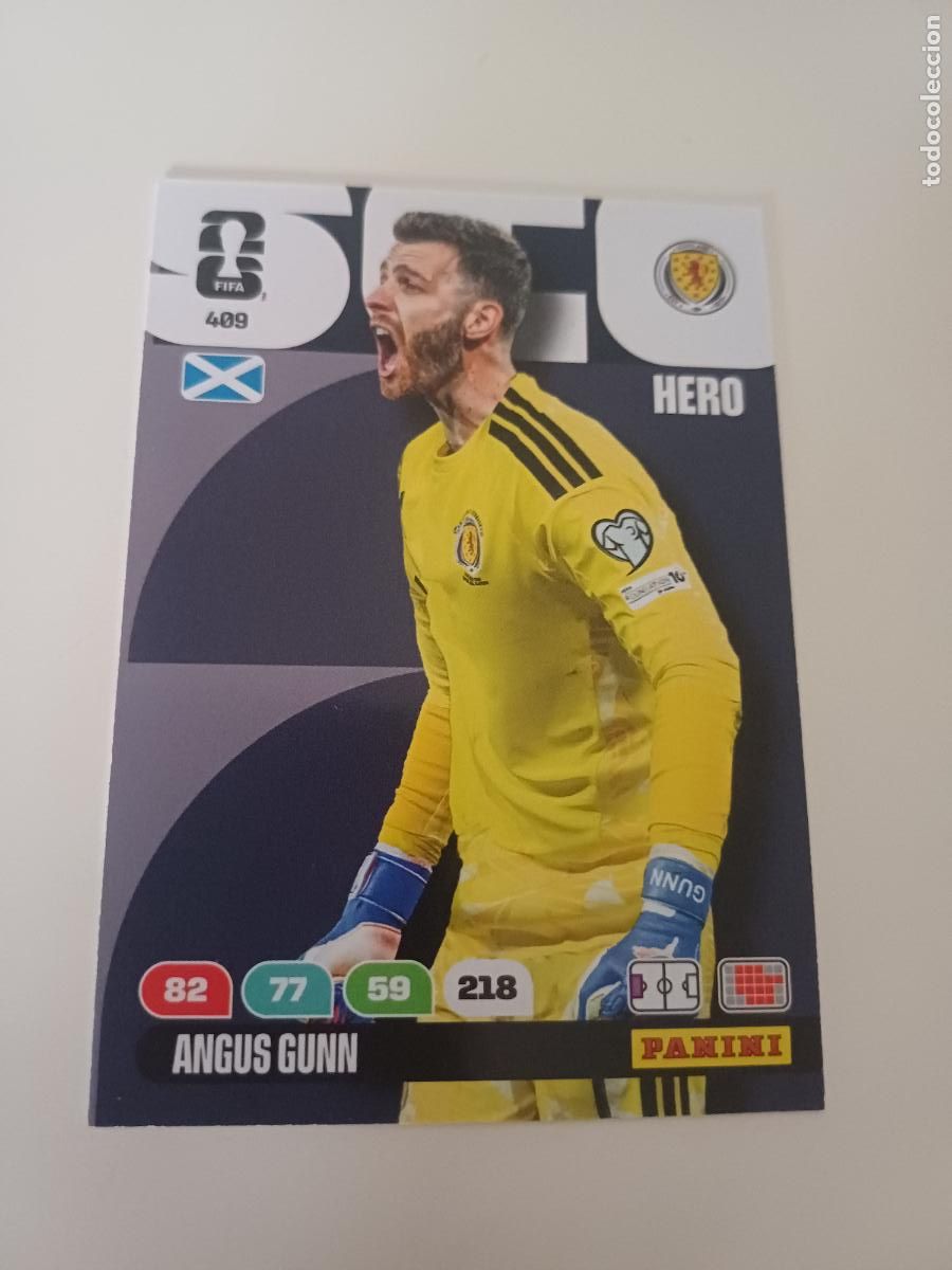 Cromos de Futebol: 409 - SCO04 - Angus Gunn / Scotland