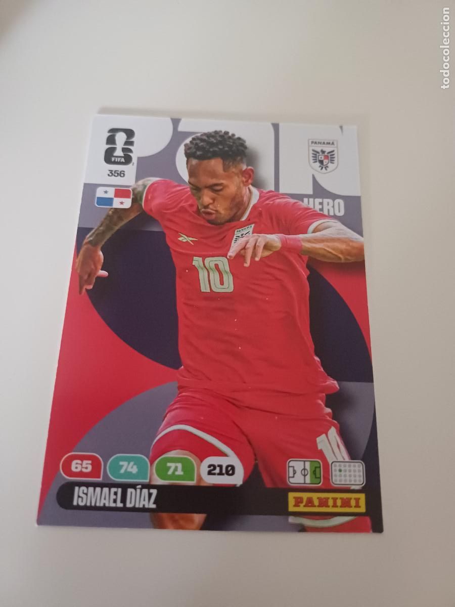 Cromos de Futebol: 356 - PAN11 - Ismael D&iacute;az / Panama