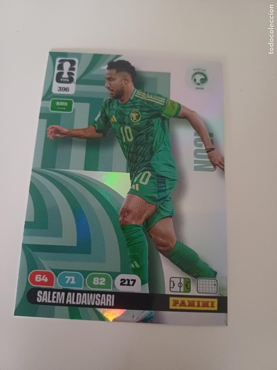 Cromos de Futebol: 396 - KSA03 - Salem Aldawsari / Saudi Arabia