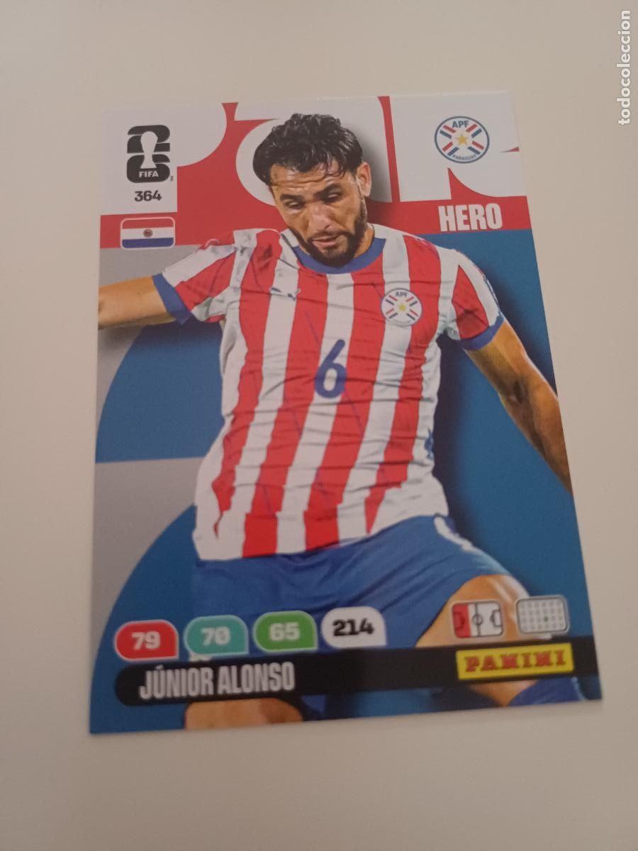 Cromos de Futebol: 364 - PAR07 - J&uacute;nior Alonso / Paraguay