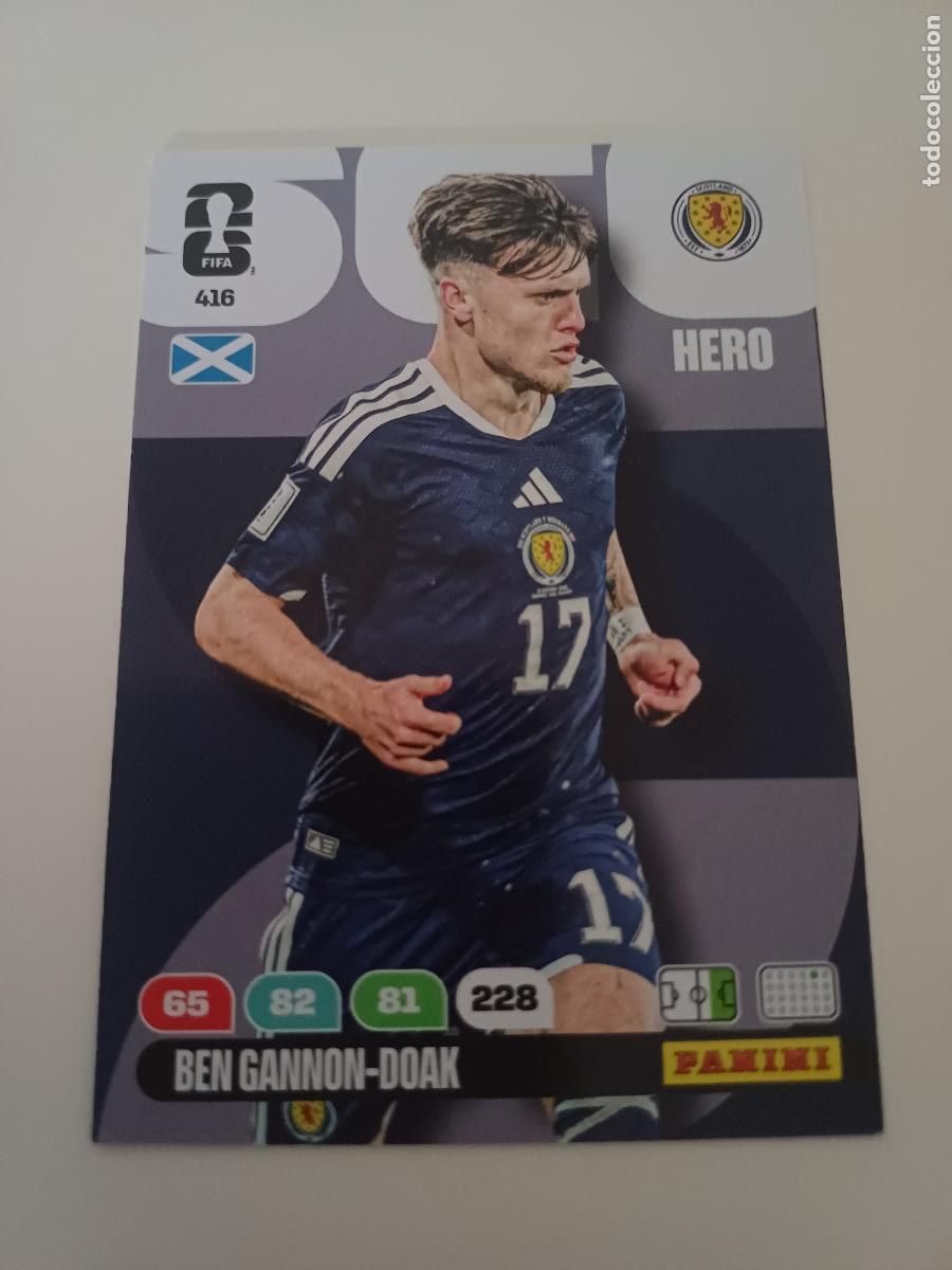 Cromos de Futebol: 416 - SCO11 - Ben Gannon-Doak / Scotland