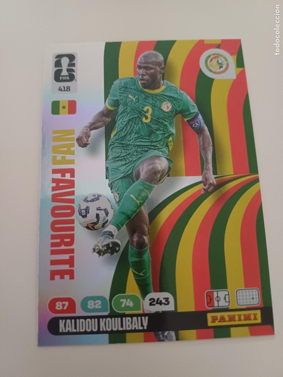 Cromos de Futebol: 418 - SEN01 - Kalidou Koulibaly / Senegal