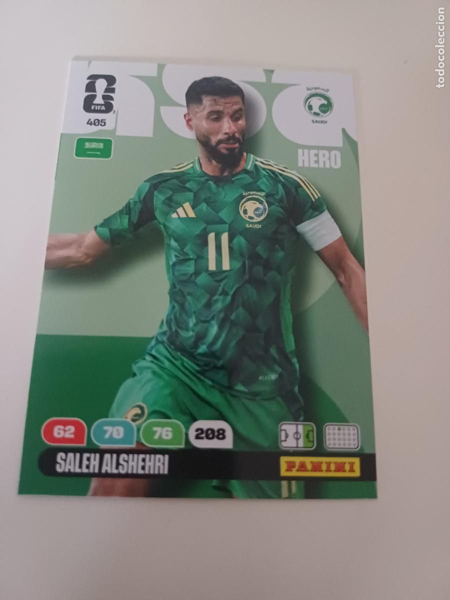 Cromos de Futebol: 405 - KSA12 - Saleh Alshehri / Saudi Arabia