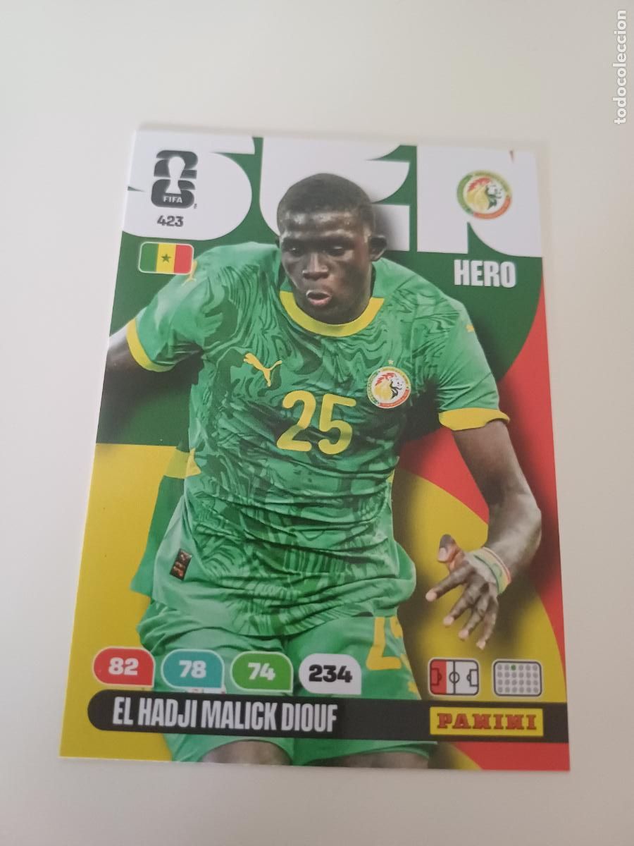 Cromos de Futebol: 423 - SEN06 - El Hadji Malick Diouf / Senegal