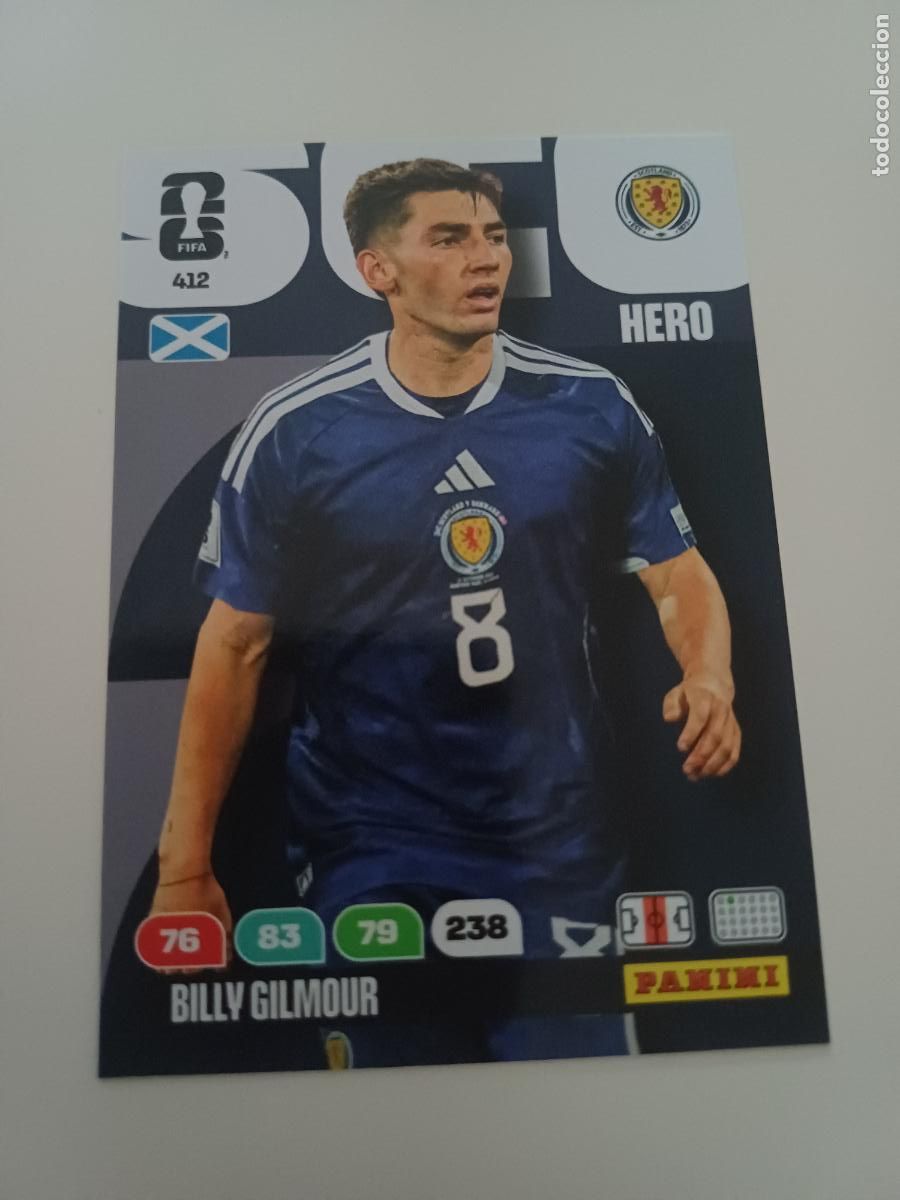 Cromos de Futebol: 412 - SCO07 - Billy Gilmour / Scotland