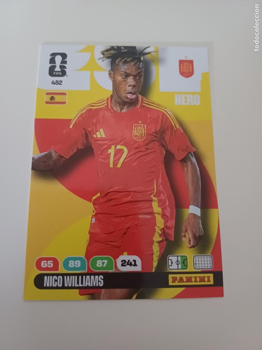 Cromos de Futebol: 452 - ESP11 - Nico Williams / Spain