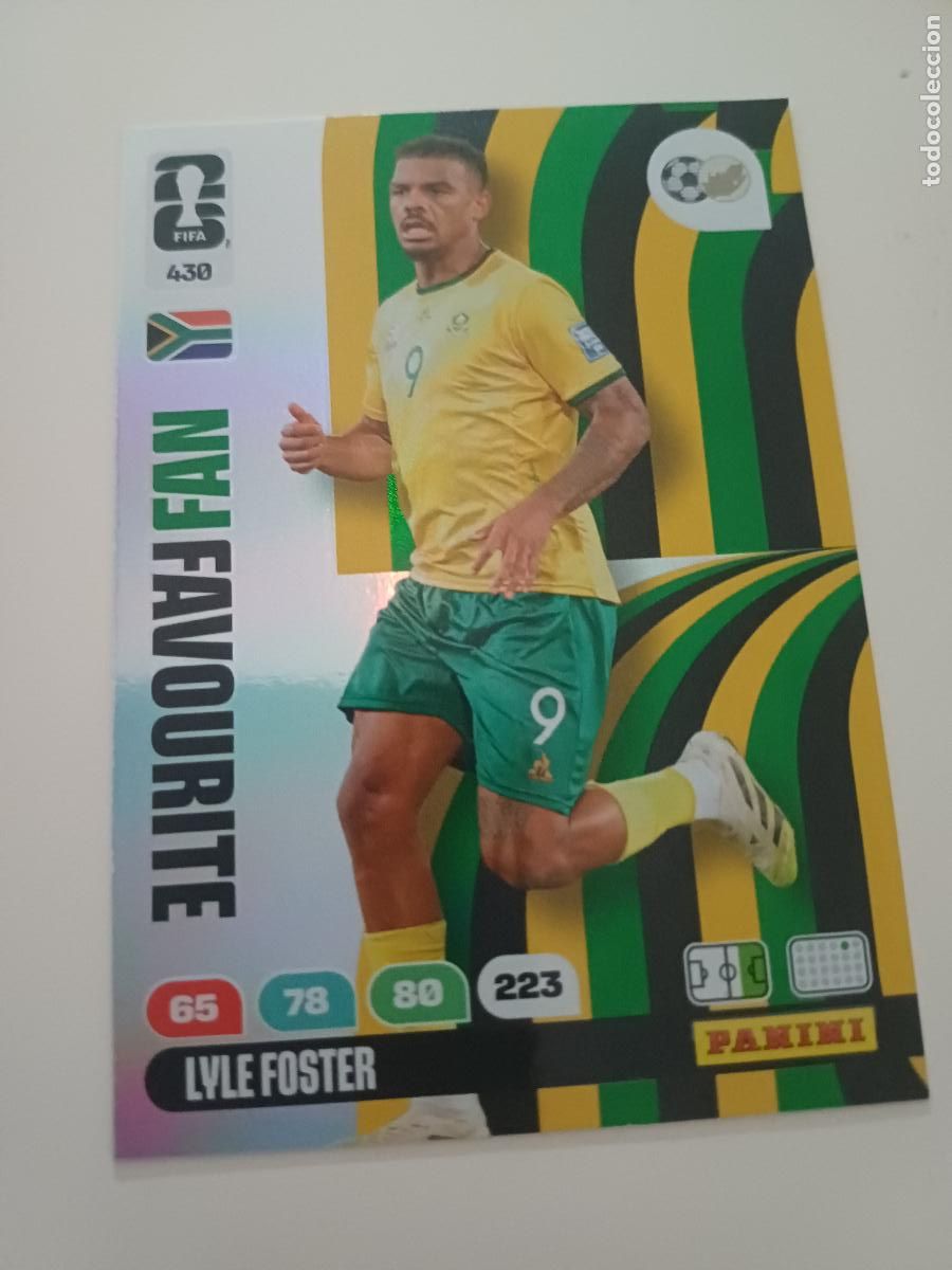 Figurine di Calcio: 430 - RSA01 - Lyle Foster / South Africa