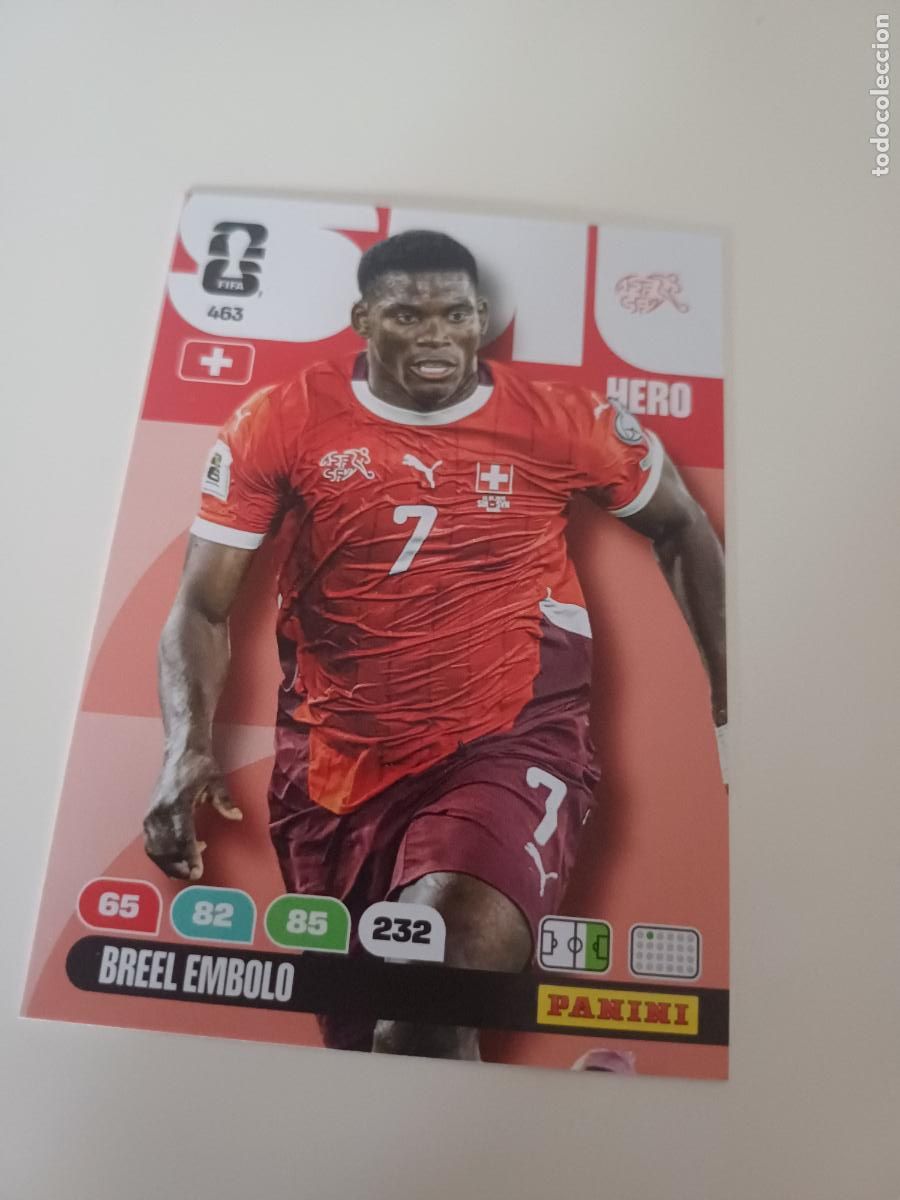 Fu&szlig;ball-Sticker: 463 - SUI10 - Breel Embolo / Switzerland