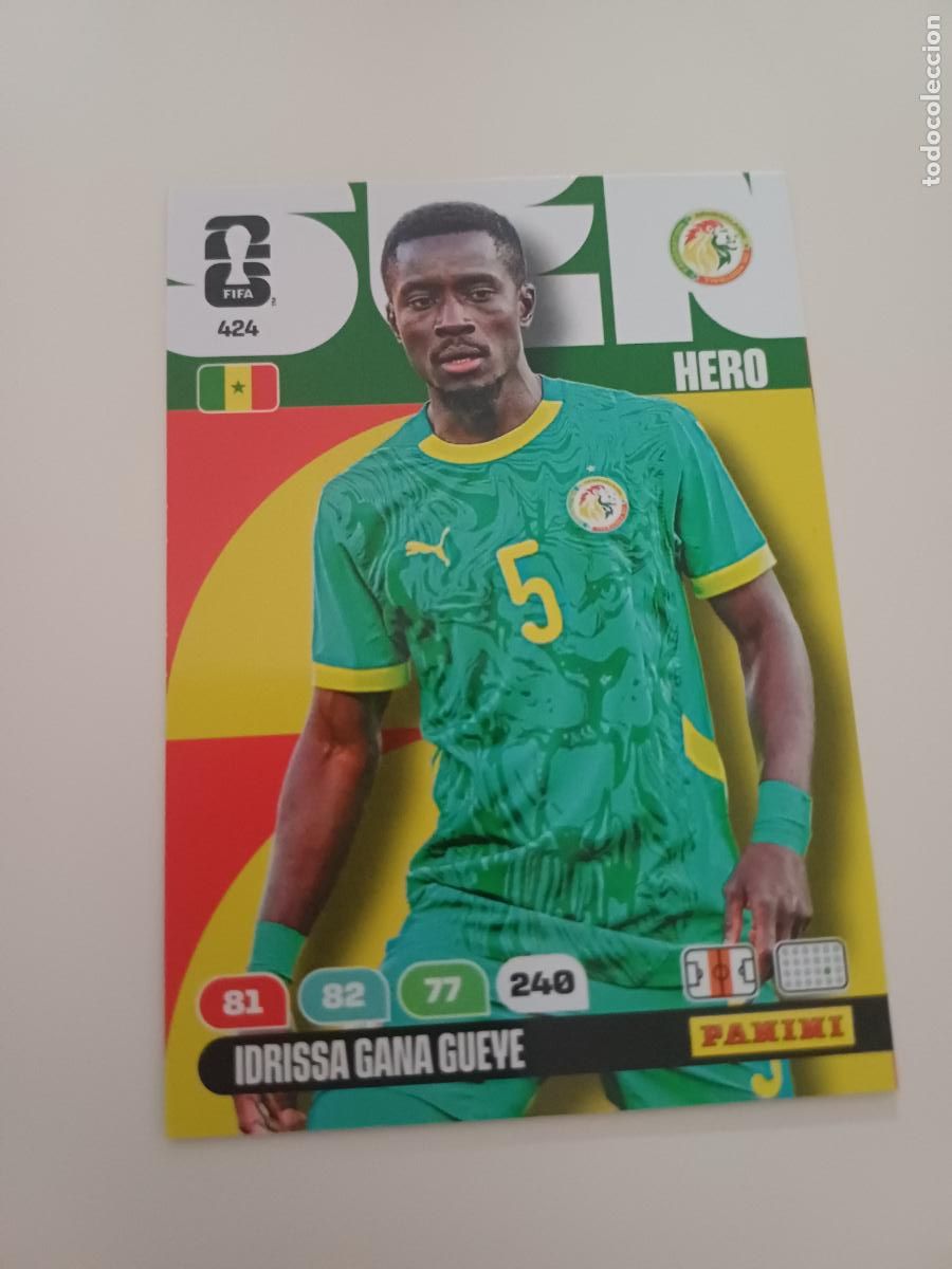 Cromos de Futebol: 424 - SEN07 - Idrissa Gana Gueye / Senegal