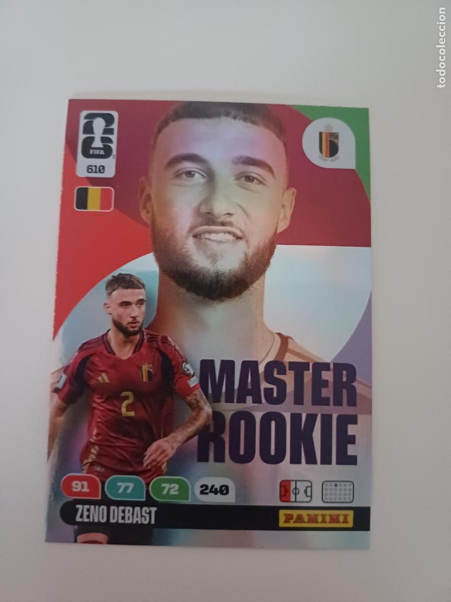 Cromos de Futebol: 610 - MR03 - Zeno Debast / Belgium