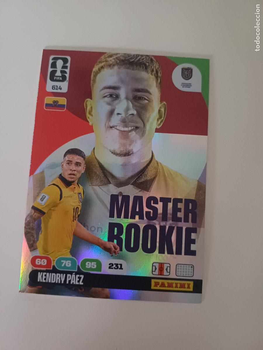Cromos de Futebol: 614 - MR07 - Kendry P&aacute;ez / Ecuador