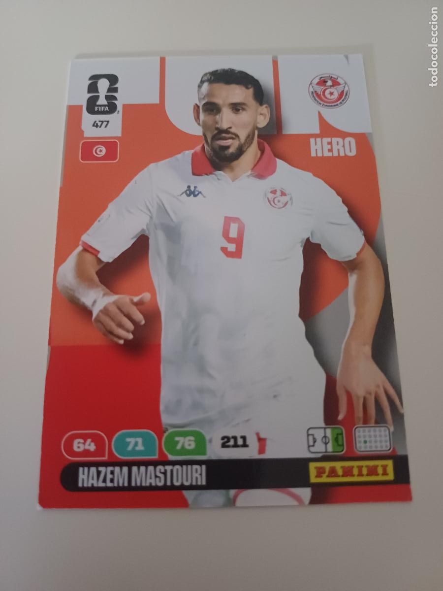 Cromos de Futebol: 477 - TUN12 - Hazem Mastouri / Tunisia