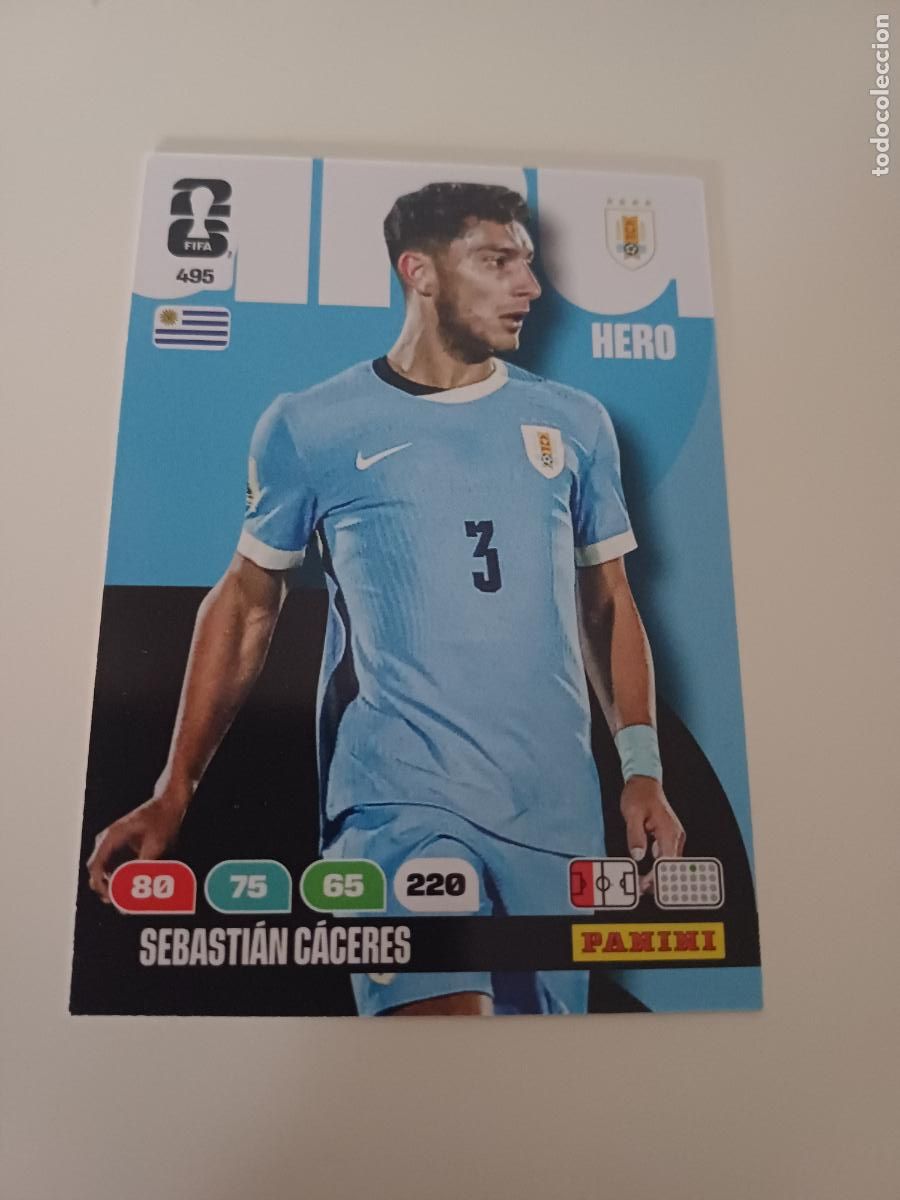 Cartes &agrave; collectionner de Football: 495 - URU06 - Sebasti&aacute;n C&aacute;ceres / Uruguay