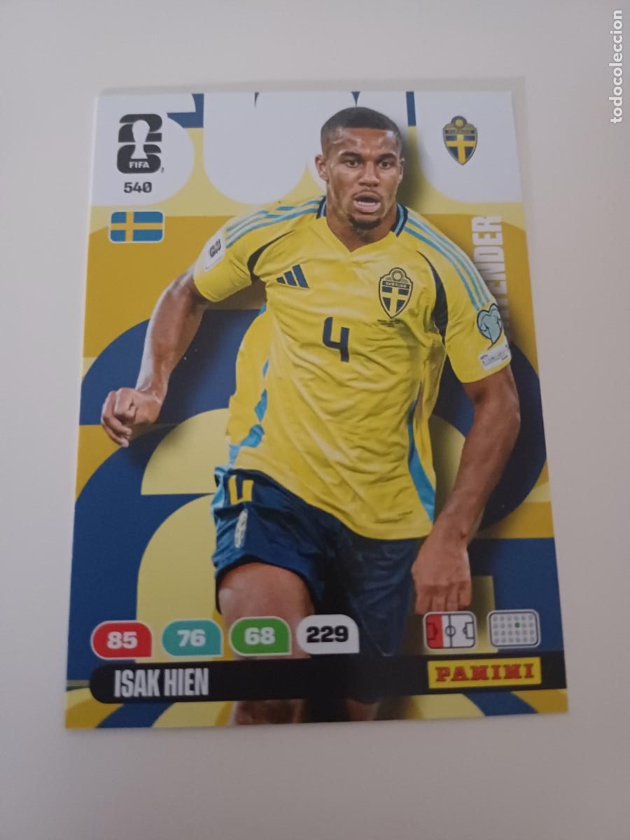 Cromos de F&uacute;tbol: 540 - CO27 - Isak Hien / Sweden