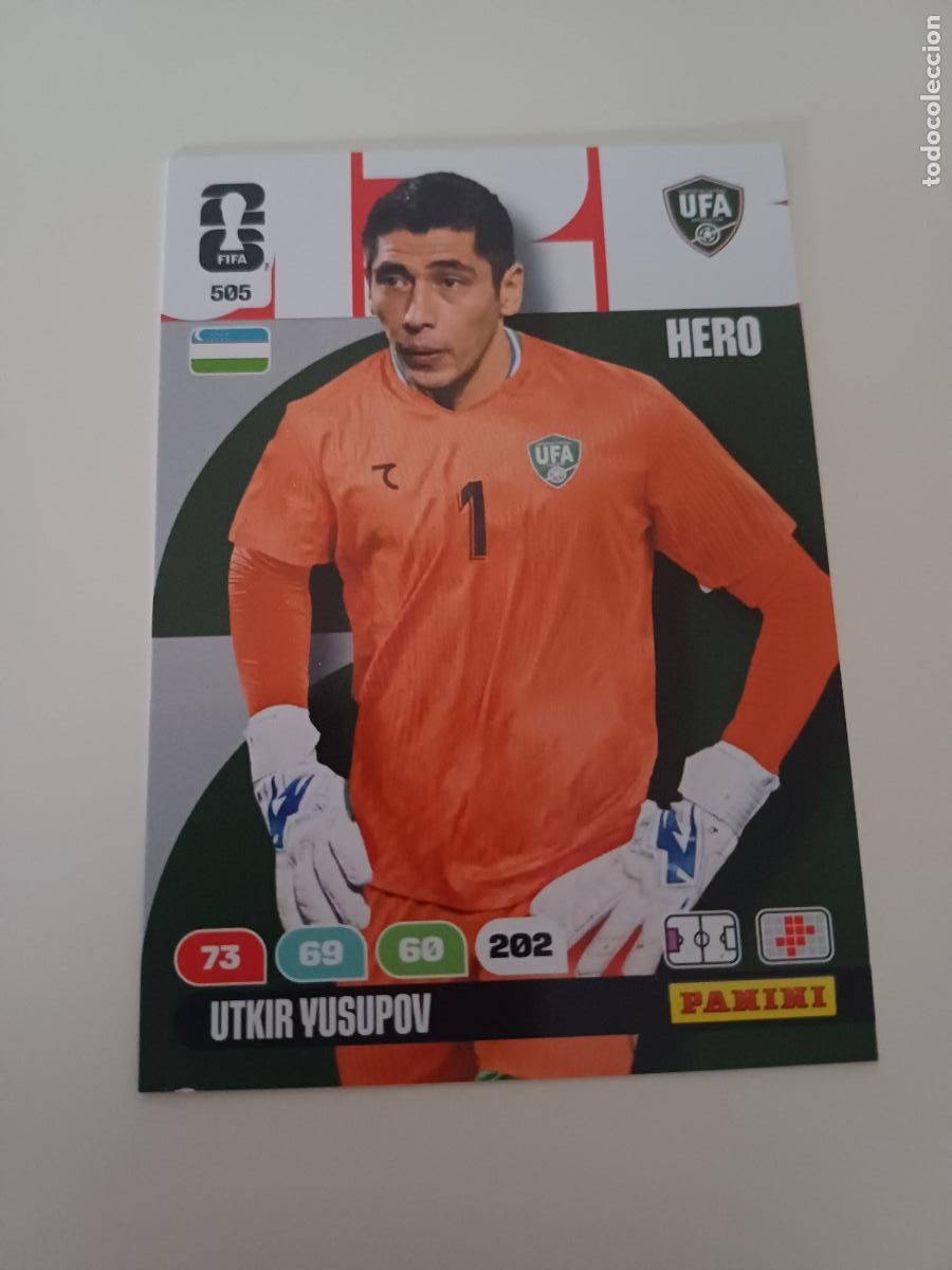 Cromos de F&uacute;tbol: 505 - UZB04 - Utkir Yusupov / Uzbekistan