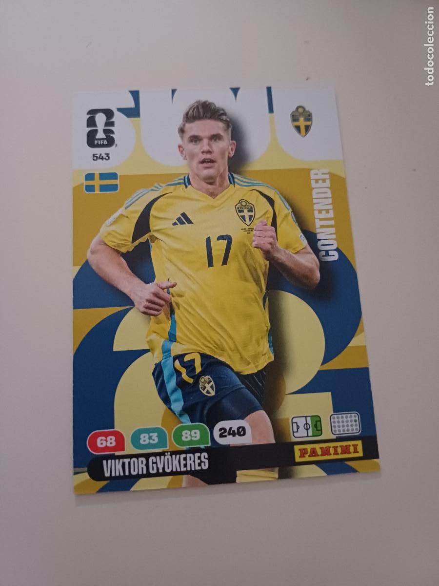Cromos de F&uacute;tbol: 543 - CO30 - Viktor Gy&ouml;keres / Sweden