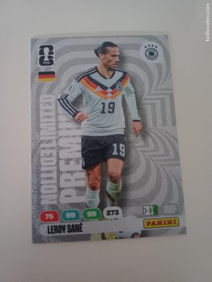 Cromos de F&uacute;tbol: ELP GER Leroy Sane