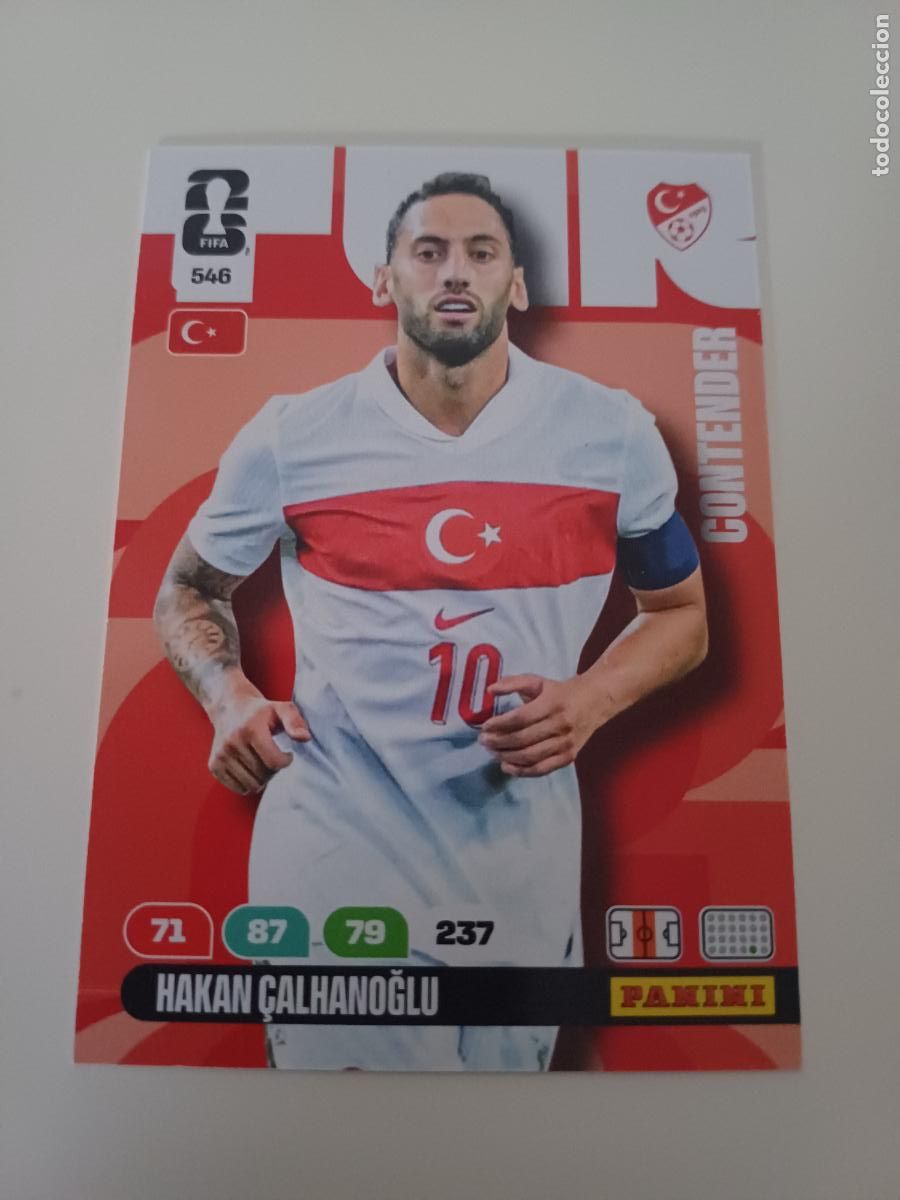 Cromos de F&uacute;tbol: 546 - CO33 - Hakan &Ccedil;alhano?lu / Turkey
