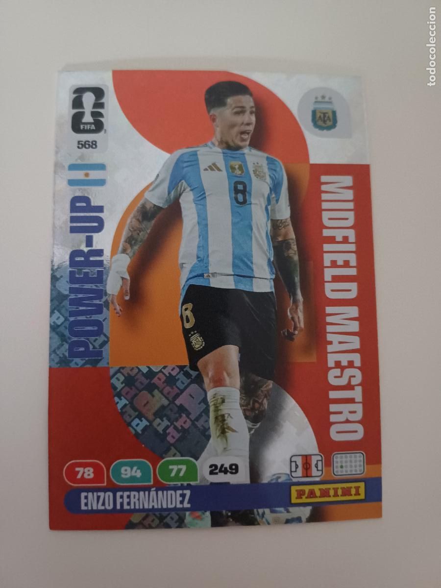 Cromos de F&uacute;tbol: 568 - PU19 - Enzo Fern&aacute;ndez / Argentina