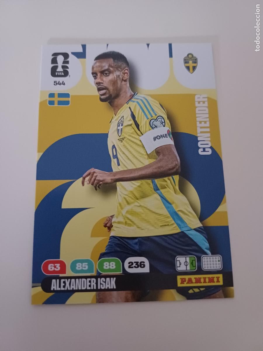 Cromos de F&uacute;tbol: 544 - CO31 - Alexander Isak / Sweden