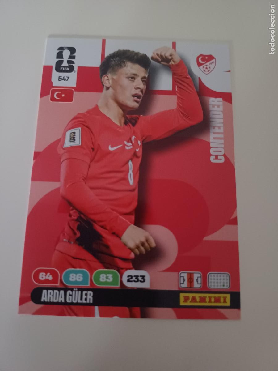 Cromos de F&uacute;tbol: 547 - CO34 - Arda G&uuml;ler / Turkey