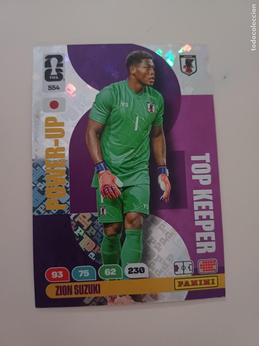 Cromos de F&uacute;tbol: 554 - PU05 - Zion Suzuki / Japan